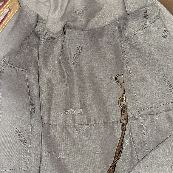 MZ Wallace Brown Nylon Leather Shoulder Bag - Picture 11 of 13